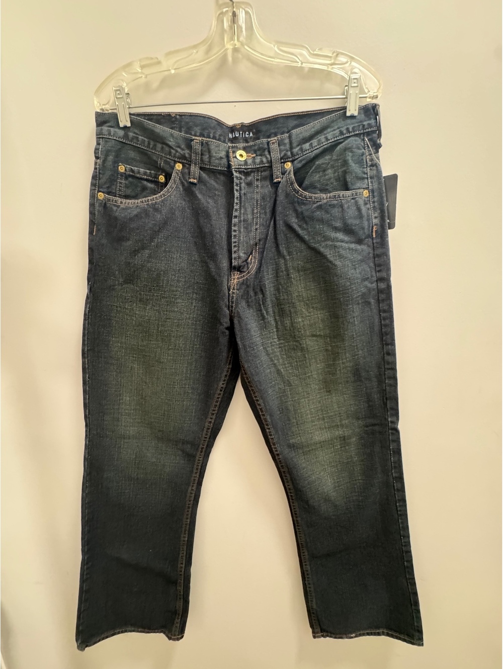 Nautica straight fit dark wash jeans